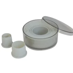 Emporte Pièce - Découpoir Pâtisserie*DE BUYER 9 Découpoirs Ronds unis en plastique alimentaire