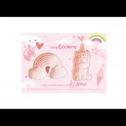 Emporte Pièce - Découpoir Pâtisserie*SCRAPCOOKING 2 Emporte-pièces avec éjecteurs Licorne