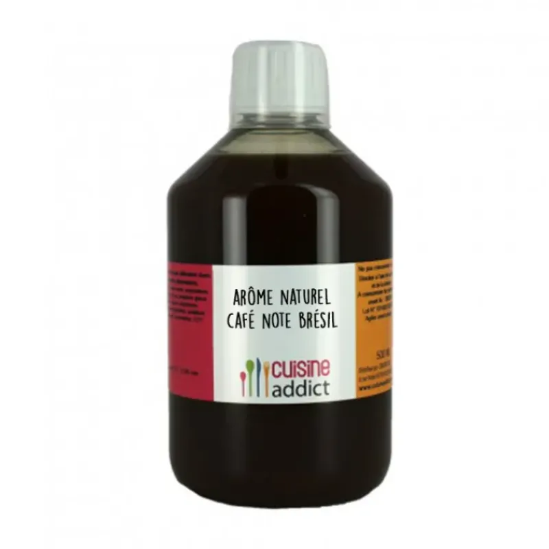 Arômes Alimentaires*CUISINEADDICT Arôme alimentaire naturel café note Brésil 500 ml