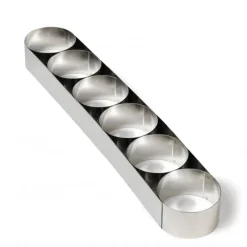 Cercle À Patisserie*GOBEL Attelage 6 Cercles à Mousse H 4 cm