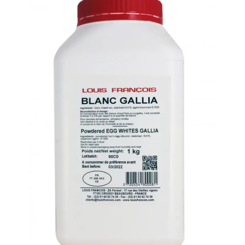 Produits Pâtisserie*LOUIS FRANCOIS Blanc d'Oeuf Déshydraté Gallia 1 kg Louis François