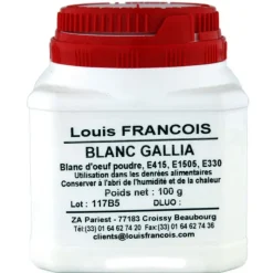 Additifs Alimentaires*LOUIS FRANCOIS Blanc d'Oeuf Séché Gallia 100 g Louis François