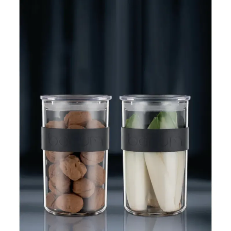 Conservation*BODUM Bocal Plastique 1 L avec Couvercle (x2) PRESSO