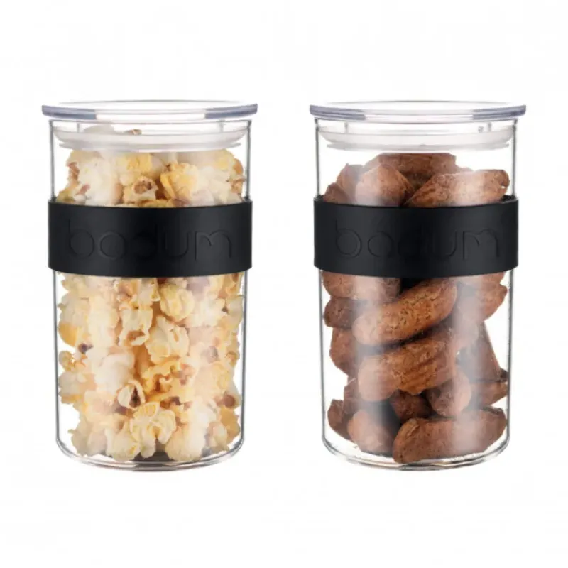 Conservation*BODUM Bocal Plastique 1 L avec Couvercle (x2) PRESSO