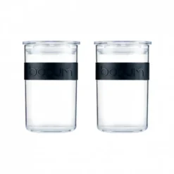 Conservation*BODUM Bocal Plastique 600 ml avec Couvercle (x2) PRESSO