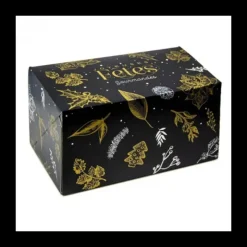 Emballage Alimentaire*CUISINEADDICT Boîte à Bûche 45 x 11cm Noël Féerique (x25)