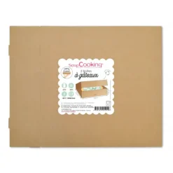 Emballage Alimentaire*SCRAPCOOKING Boîte à Gâteau en Carton 32 x 32 x 8 cm (x2 )