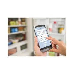 Conservation*MASTRAD Boîte de Conservation Connectée avec Compartiments 1 L Rouge Stor'eat