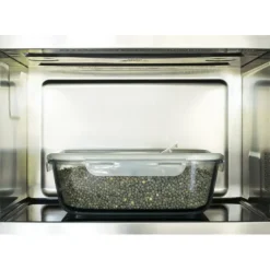 Plat De Cuisson|Conservation*PEBBLY Boîte de Conservation en Verre Rectangle 2,25 L