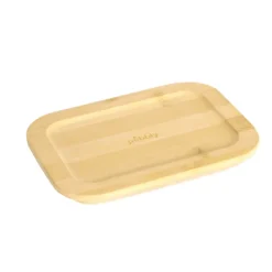Plat De Cuisson|Conservation*PEBBLY Boîte de Conservation en Verre et Bambou Rectangle 640 ml