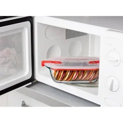 Conservation*PYREX Boîte de Conservation en Verre Rectangulaire 28 x 20 cm 2,5 L Cook & Heat