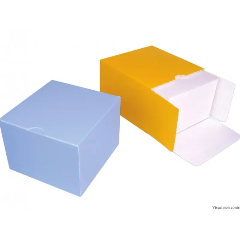 Emballage Alimentaire*MALLARD FERRIERE Boîte Isotherme Carré 32 cm Orange (x25)