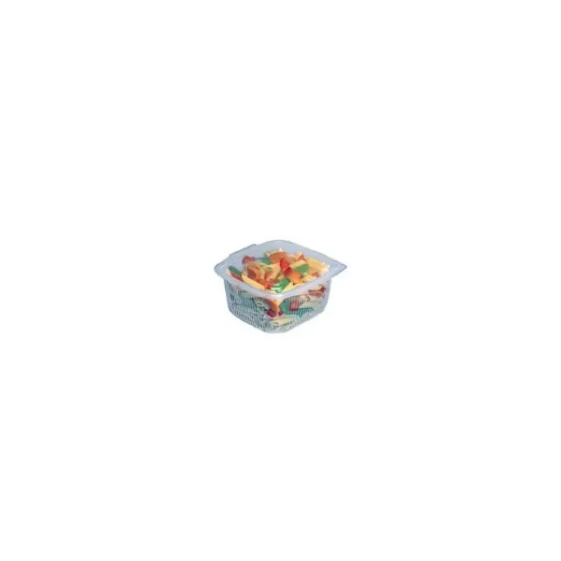 Conservation*CUISINEADDICT Boîte Plastique avec Couvercle 500 ml 14,2 x 12,3 cm x H 8,8 cm (x50) Ondipack
