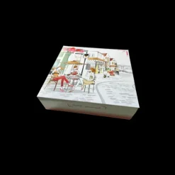 Emballage Alimentaire*CUISINEADDICT Boîte pâtissière Balade Gourmande - 26 x H 5 cm - (x50)