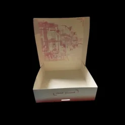 Emballage Alimentaire*CUISINEADDICT Boîte pâtissière Balade Gourmande - 16 x H 5 cm - (x50)