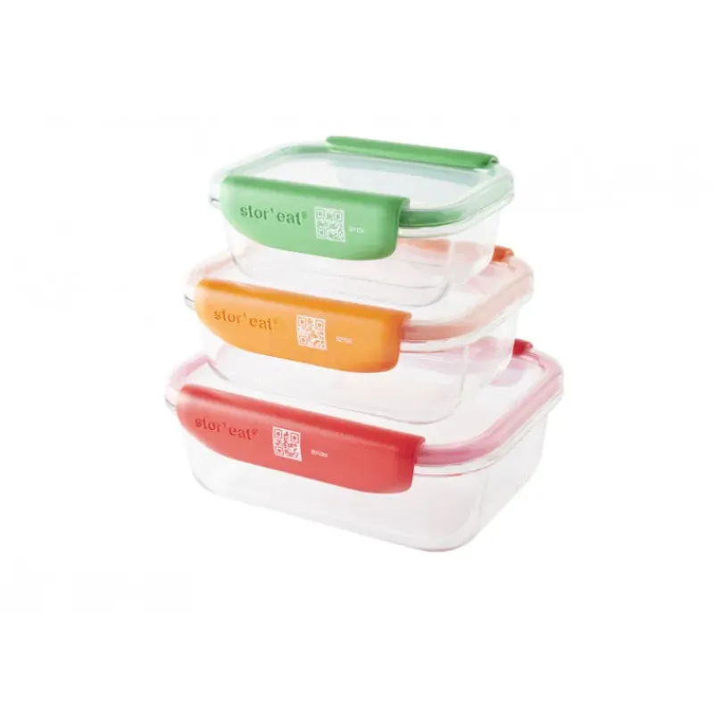 Conservation*MASTRAD Boîtes de Conservation Connectées Stor'eat (x3)