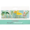 Décoration Gâteau*SCRAPCOOKING Bougie Dinosaure 7,5 cm (x8)
