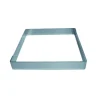 Cercle À Patisserie*MALLARD FERRIERE Cadre à Entremets Inox 22 x 22 cm x H 3,5 cm Mallard