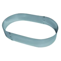 Cercle À Patisserie*MALLARD FERRIERE Cadre à Mousse Oblong Inox 18 cm x H 4,5 cm Mallard