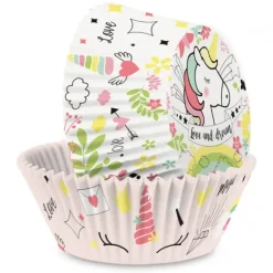 Moules En Papier*SCRAPCOOKING Caissette Cupcakes Licorne (x36)