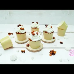 Moules En Papier*SCRAPCOOKING Caissette rigide de cuisson kraft (x25)