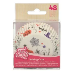 Moules En Papier*FUNCAKES Caissettes Cupcakes Halloween (x48)