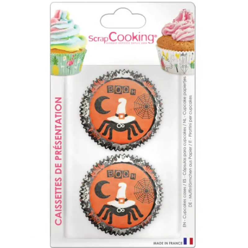 Moules En Papier*SCRAPCOOKING Caissettes Halloween (x36) -