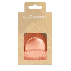 Moules En Papier*SCRAPCOOKING Caissettes Rose Gold (x48)