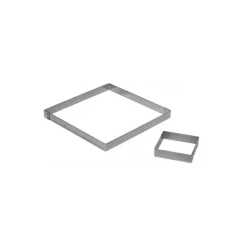 Cercle À Patisserie*MALLARD FERRIERE Carré à tarte Inox 14 x 14 cm Mallard
