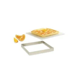 Cercle À Patisserie*DE BUYER Carré perforé L. 15 cm de L'école Valrhona par