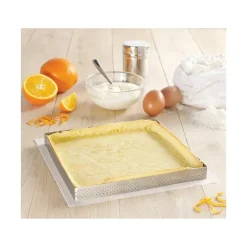 Cercle À Patisserie*DE BUYER Carré perforé L. 15 cm de L'école Valrhona par