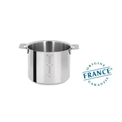 Casseroles*CRISTEL Casserole Haute Graduée Ø 14 cm Mutine Manche Amovible Inox
