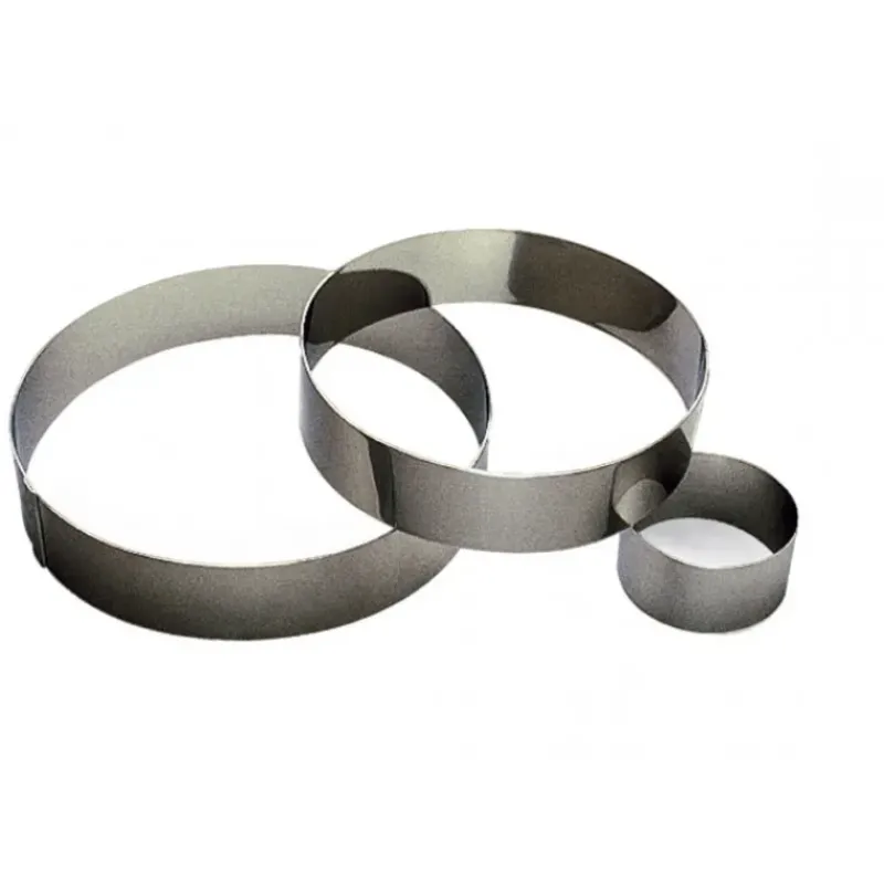 Cercle À Patisserie*GOBEL Cercle à Mousse Inox 16 cm x H 4,5 cm