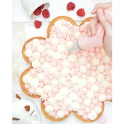 Cercle À Patisserie*SCRAPCOOKING Cercle à Tarte Perforé Marguerite Ø 30 cm Inox