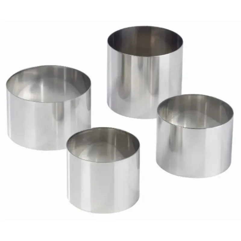 Cercle À Patisserie*MALLARD FERRIERE Cercle Individuel Inox 8 cm x H 3 cm Mallard