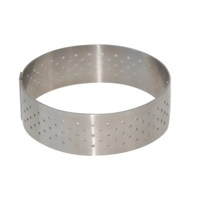 Cercle À Patisserie*DE BUYER Cercle perforé Ø 18.5 cm de L'école Valrhona par