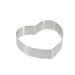 Cercle À Patisserie*DE BUYER Cercle perforé forme coeur ø 8 cm de L'école Valrhona par