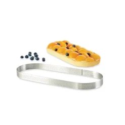 Cercle À Patisserie*DE BUYER Cercle perforé forme Oblong 27 x 8 cm de L'école Valrhona par