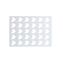 Emporte Pièce - Découpoir Pâtisserie|Moule Silicone*SILIKOMART Chablon Silicone Cœur 3,1 x 3,1 cm (x30) Professional