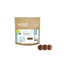 Produits Bio*WEISS Chocolat au Lait Bio 42% Ceïba 1 kg