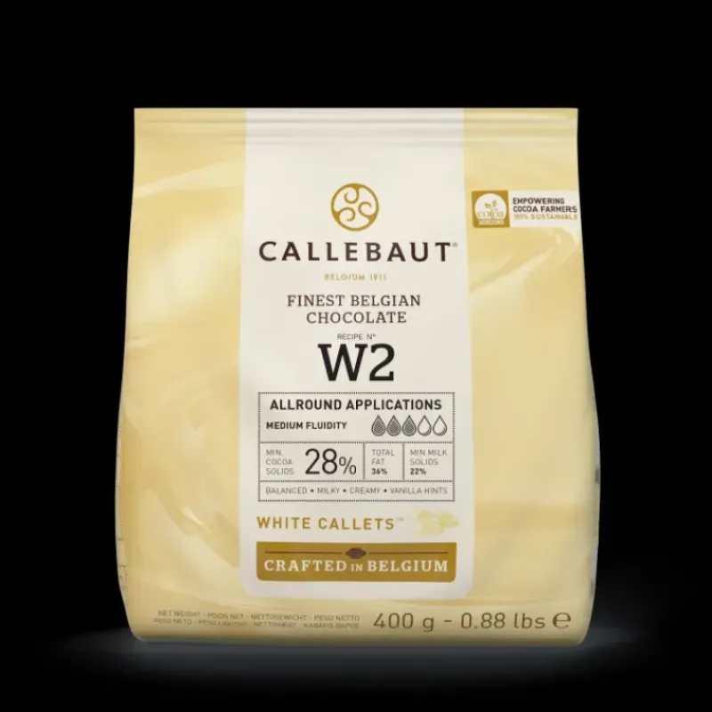 Chocolat De Couverture*CALLEBAUT Chocolat Blanc 28% W2 400g