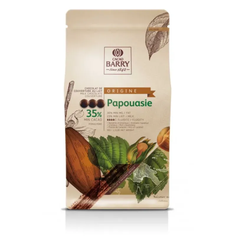 Chocolat De Couverture*BARRY Chocolat lait origine Papouasie 35,7% 1 kg