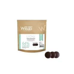 Chocolat De Couverture*WEISS Chocolat Noir 64% Li Chu 1 kg