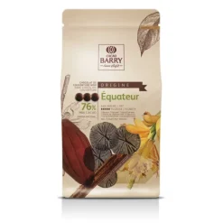 Chocolat De Couverture*BARRY Chocolat Noir Origine Equateur 76% 1 kg