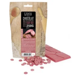 Chocolat De Couverture*PATISDECOR Chocolat Ruby RB1 47,3% 250g Callebaut