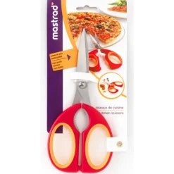 Ciseaux De Cuisine*MASTRAD Ciseaux de Cuisine lames inox et Casse-Noix Framboise