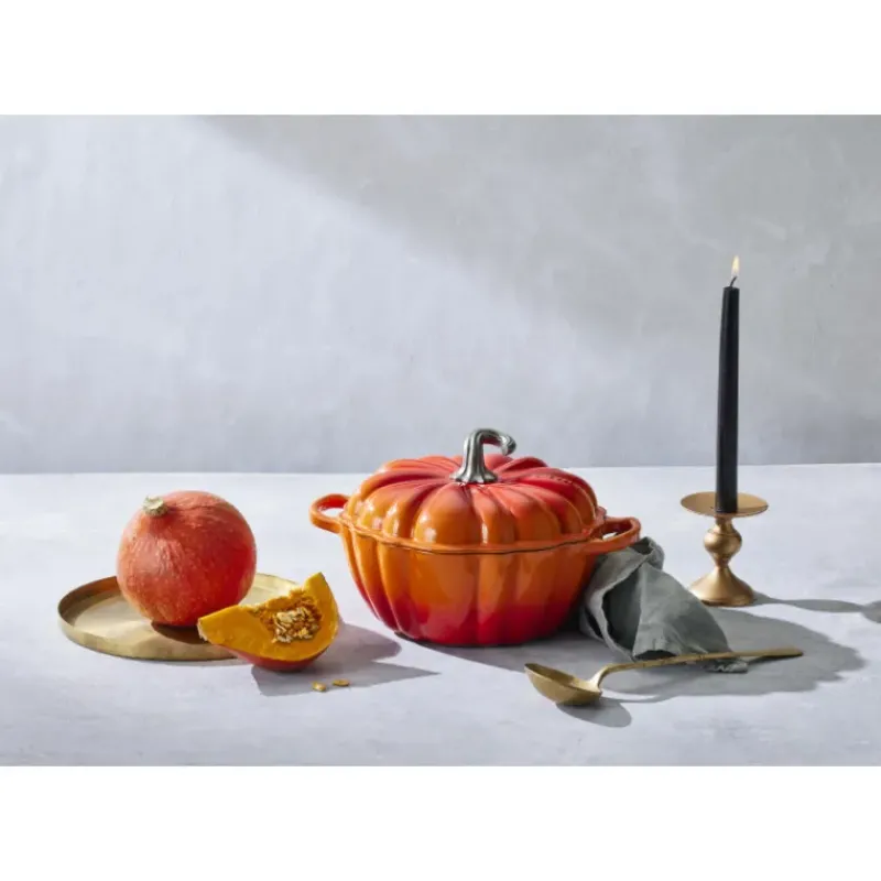 Cocotte En Fonte*LE CREUSET Cocotte en Fonte Citrouille 24 cm Volcanique