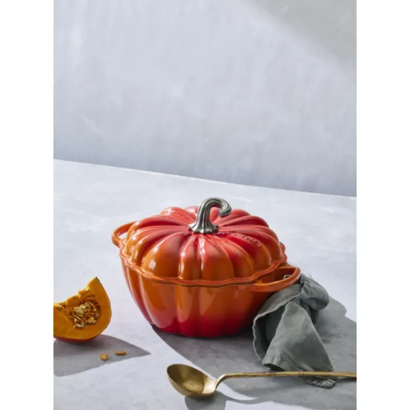 Cocotte En Fonte*LE CREUSET Cocotte en Fonte Citrouille 24 cm Volcanique