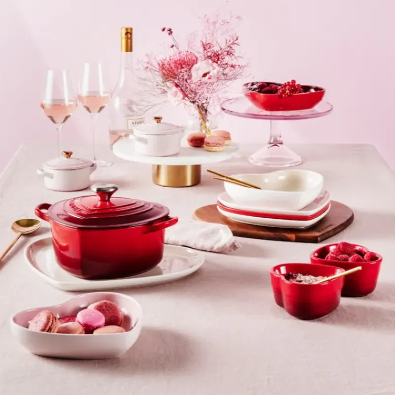 Cocotte En Fonte*LE CREUSET Cocotte en Fonte Cœur 20 cm Cerise