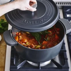 Cocotte En Fonte*GREENPAN Cocotte en Fonte d'Aluminium Ø26 cm 5.3L CELESTE